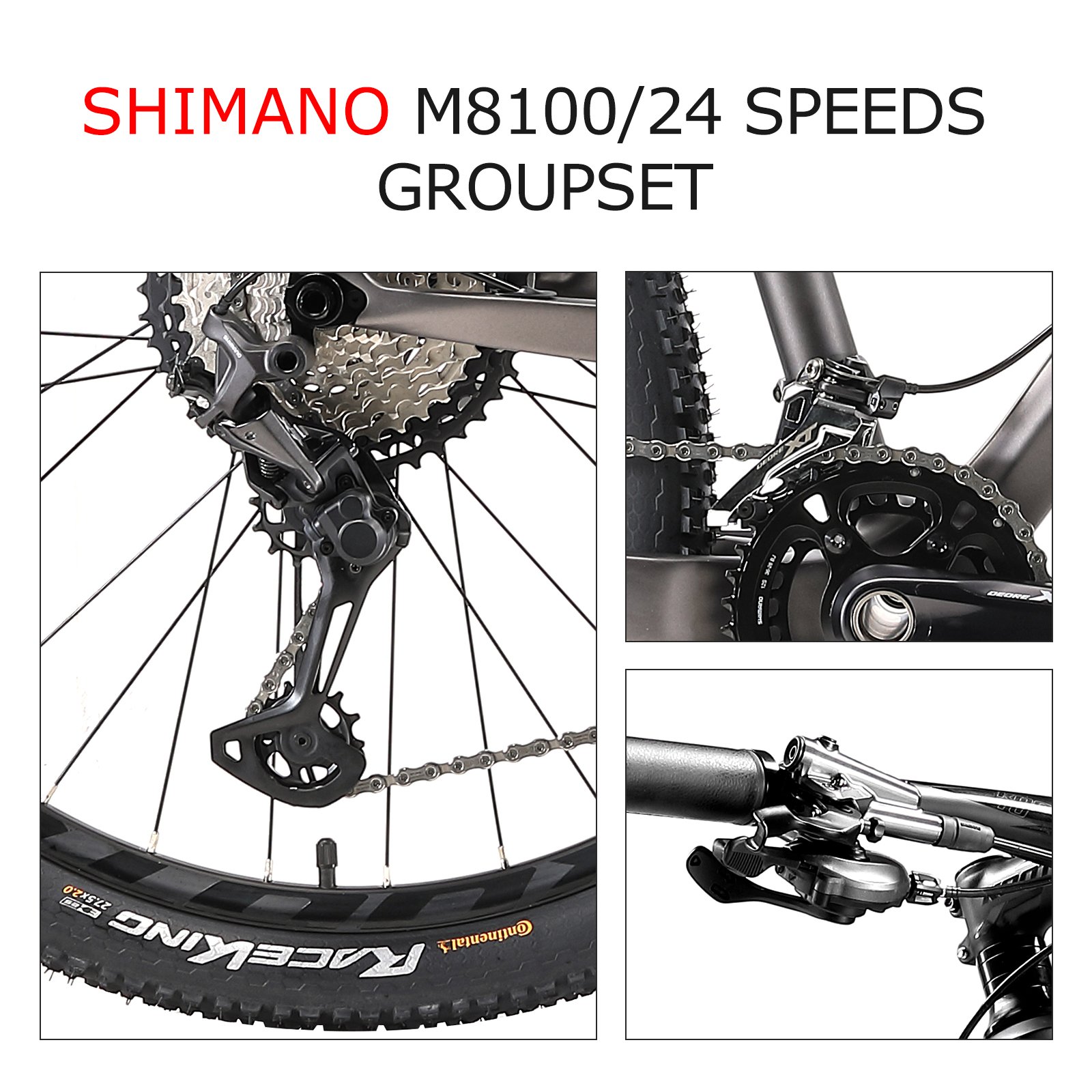 New Model Carbon Fiber Frame Mountain Bike Full Carbon Fibre MTB Bicycle 24 speed Shimanos 27.5 inch 29er Bicicleta for Adult