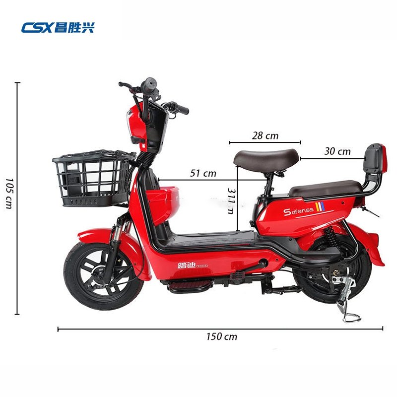 China Factory Supply Exquisite Durable Cargo Electric Bike Used Ebike
