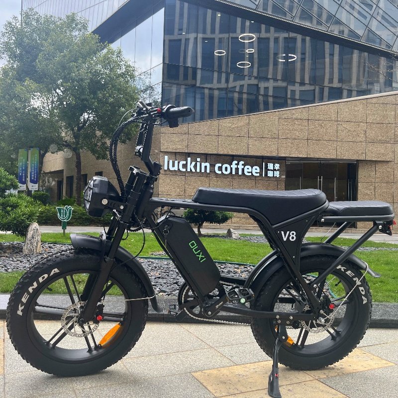 Electric fat tire bike hydraulic brake fat tire e-bike ouxi v8 in EU warehouse fat tire electric city bike 250w 750w fatbike