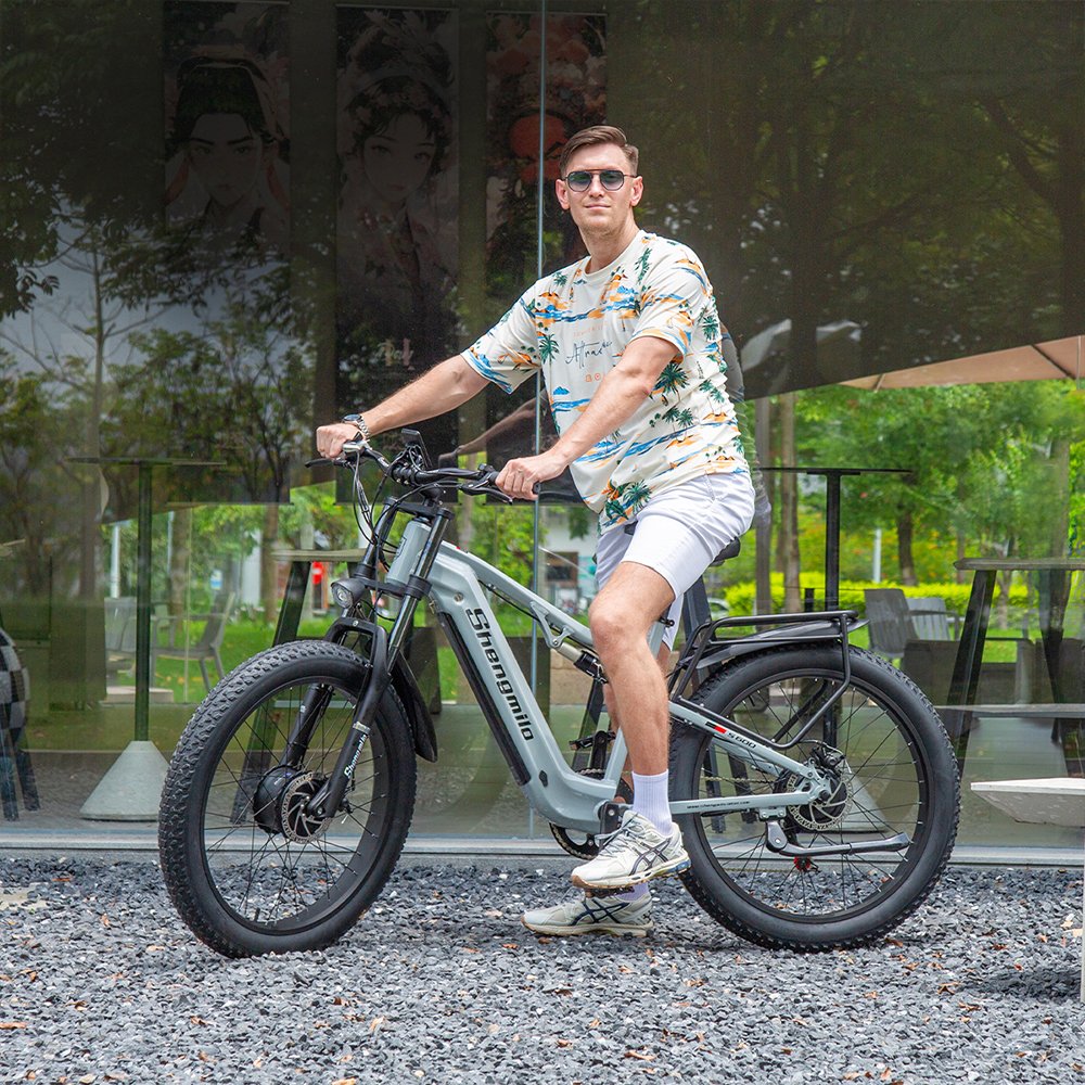 EU Shengmilo S600 Sport adult electric bicycle 2000W motor 26 inch snow tire electric mountain bike urban bike with suspension