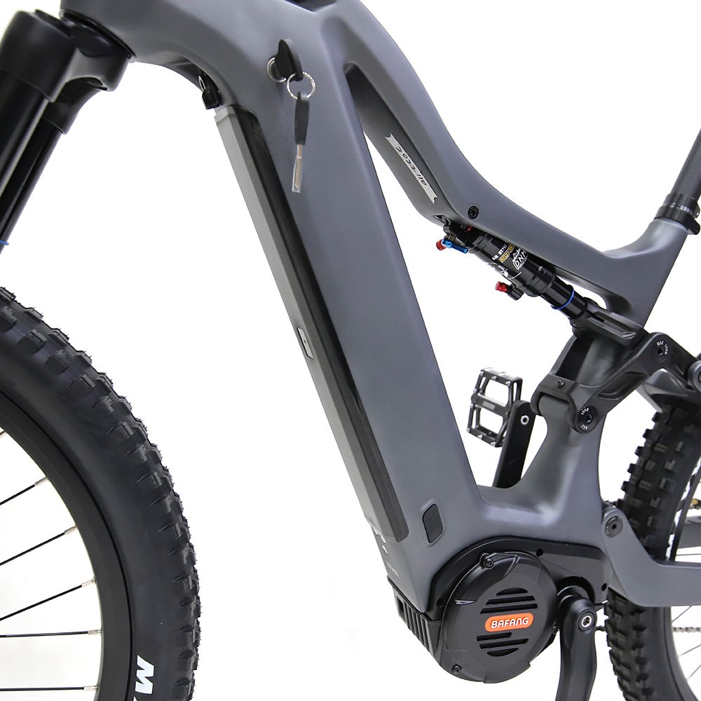 Gonped carbon ebike mtb full suspension frame electric mountain bike bafang m620 mid drive 1000w ebike