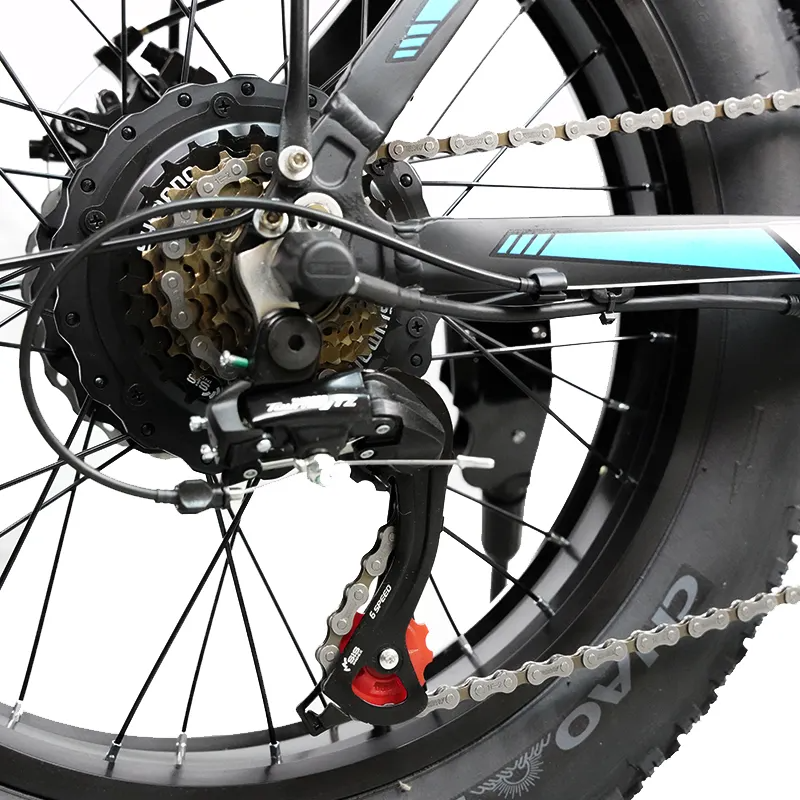 48V 500W 750W 16AH ebike Bicycle 20 inch Folding mountain Electric fat tire e Bike