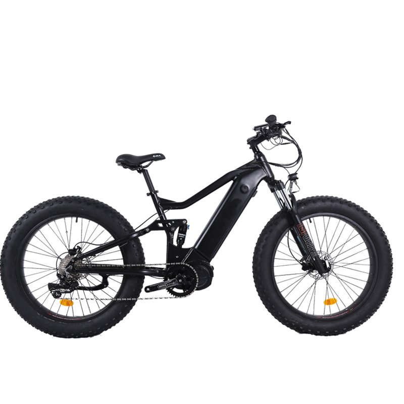 48V 19Ah Electric Bike With Mid Drive Bafang M620 26" 1000W Full Suspension Ebike Mountain Electric Bike