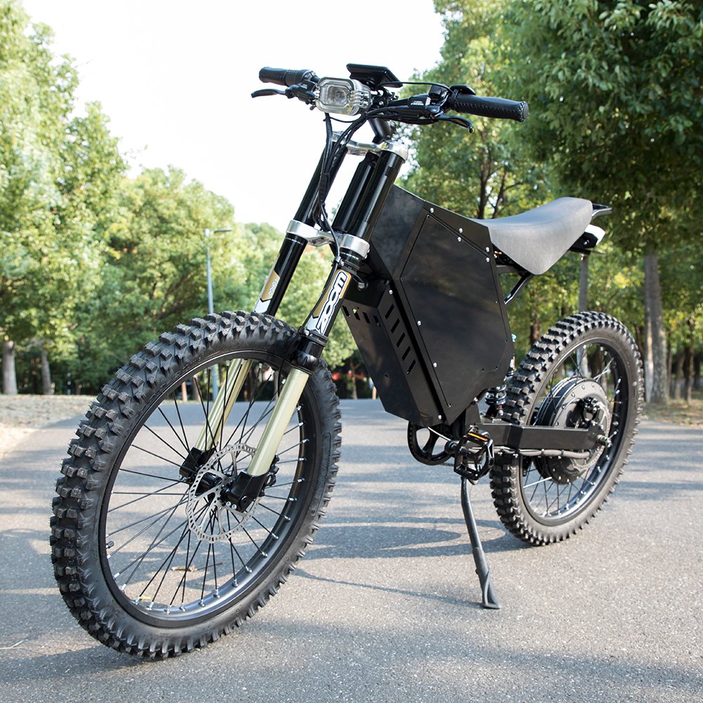 High Speed Fast E Mountain bike Enduro ebike ebike dual suspension powerful Bomber Electric Bike 72V8000W 12000w 15000w for Sale