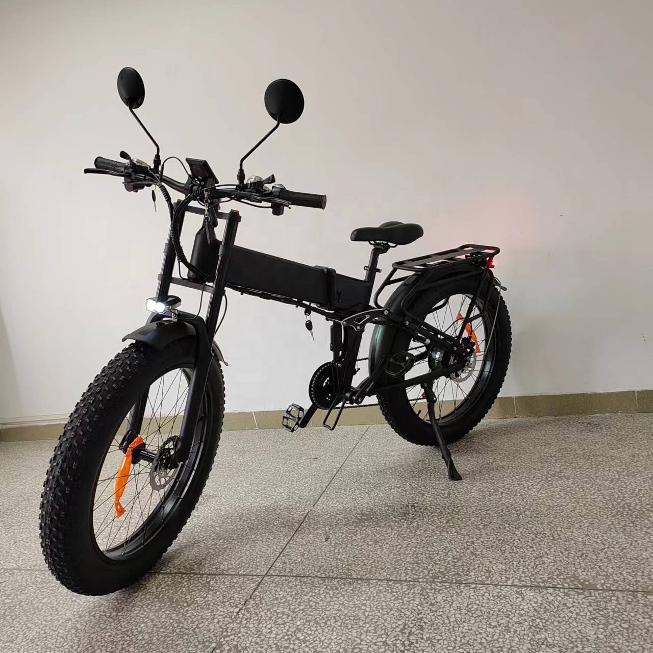 Ebike Folding Fat Tire Electric Bike 1000w Bafang Motor 48v21Ah Hydraulic Brake Full Suspension Electric City Bike