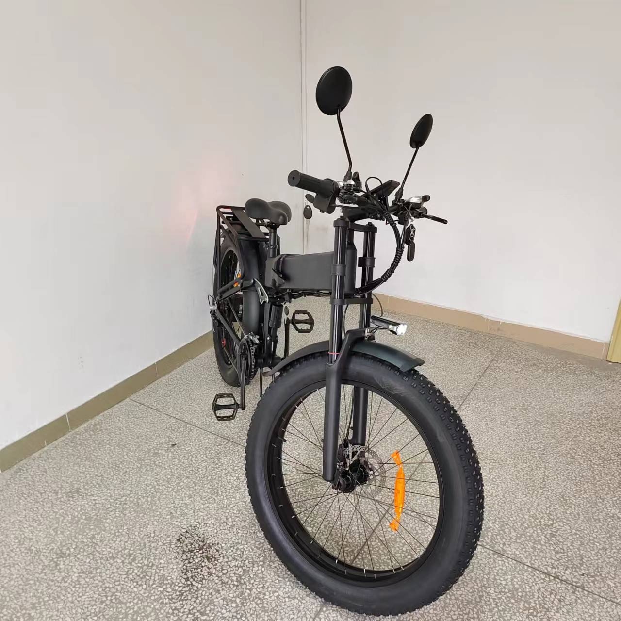 Ebike Folding Fat Tire Electric Bike 1000w Bafang Motor 48v21Ah Hydraulic Brake Full Suspension Electric City Bike