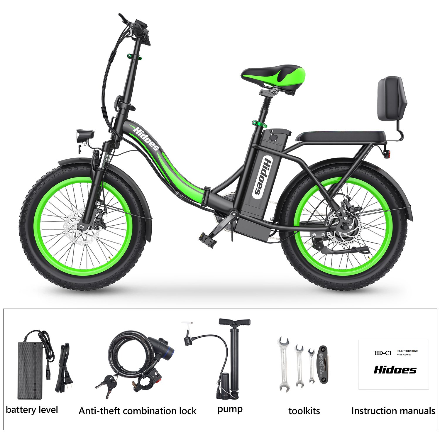 Good Quality Hidoes C1 48v 750w Brushless Gear Hub Motor Electric City Bike with UL2849 Scooter for Beginner Boys and Girls