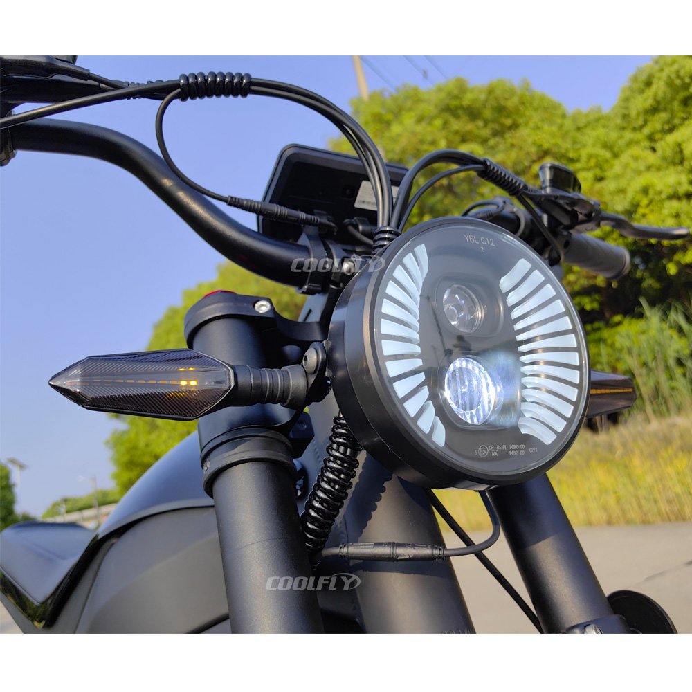 Newest hot selling Coolfly C1 k5 bomber 3000w 48v 38.4ah battery ebike 750km/h speed