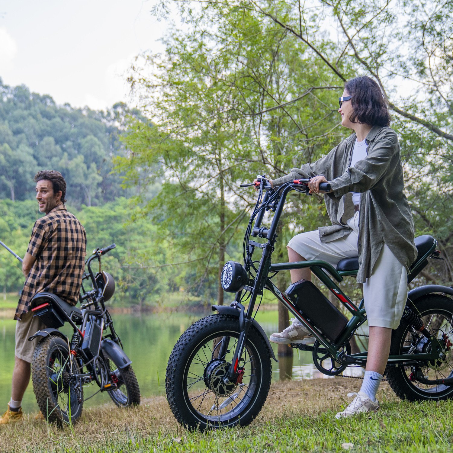 2024 Best price new style adult electric fat tire bike E bicycle 20inch 1000W rechargeable electric city bike