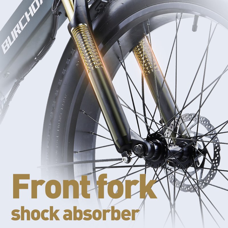 Electric Folding Bike Burchda R5 PRO 1000W 48V20Ah 26 inch fat tire electric bike LCD display Eu electric mountain bike