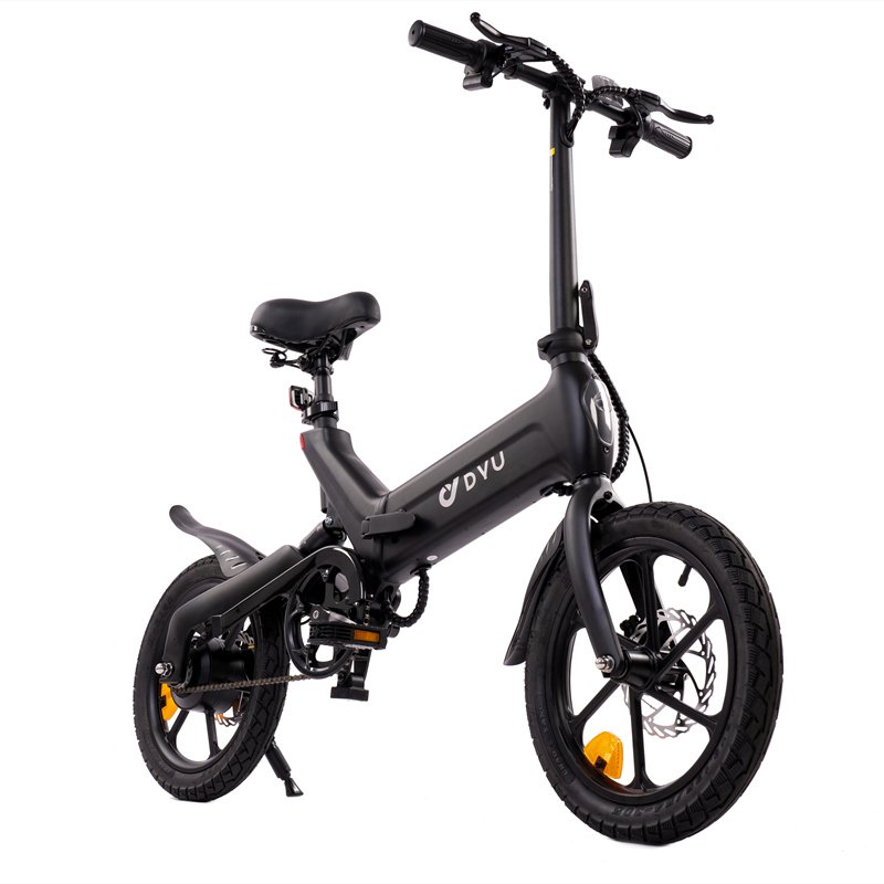 DYU A16 16 Inch 25KM/H Folding Electric Bicycle US UK Warehouse Stock Foldable Electric City Bike Fast Delivery
