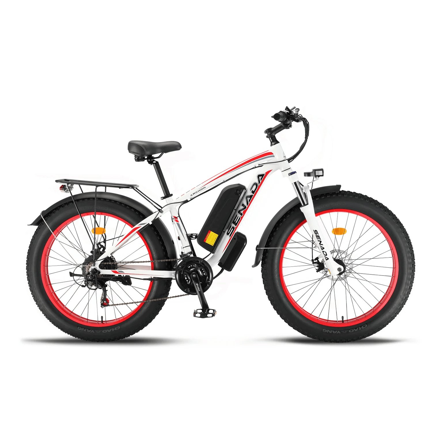 USA Wholesale 26x 4inch FatTire 21-speed 1000W 20Ah Road E-bike Electric Mountain Bike