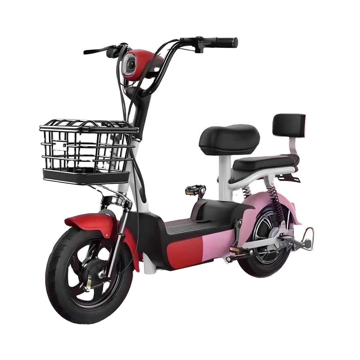 Hot Offer Worker's Electric Portable Bicycle Two-Wheeled Electric Rickshaw with Pick-up Electric Motorcycles for sale for kids