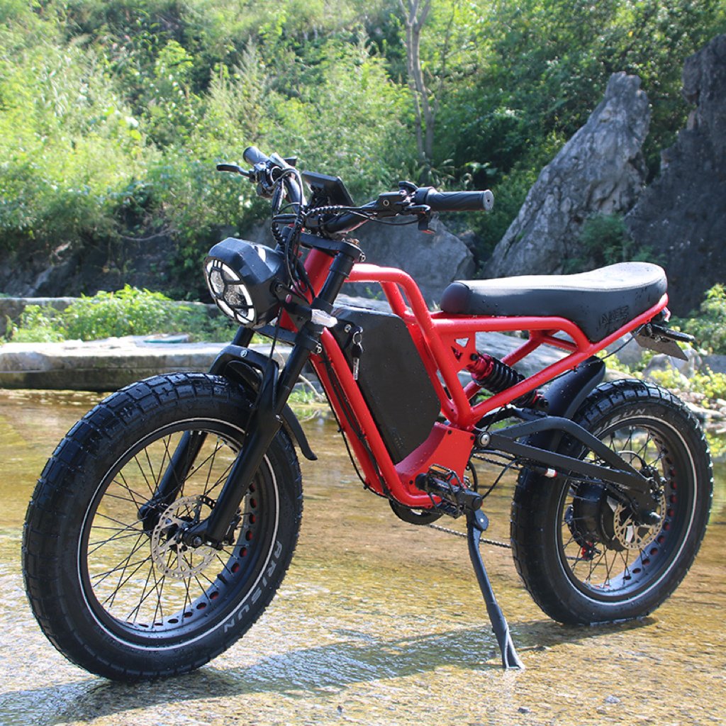 US warehouse 48V 52V1500W electric urban bike long range full suspension mountain ebike 20inches adults e-bike fast shipping