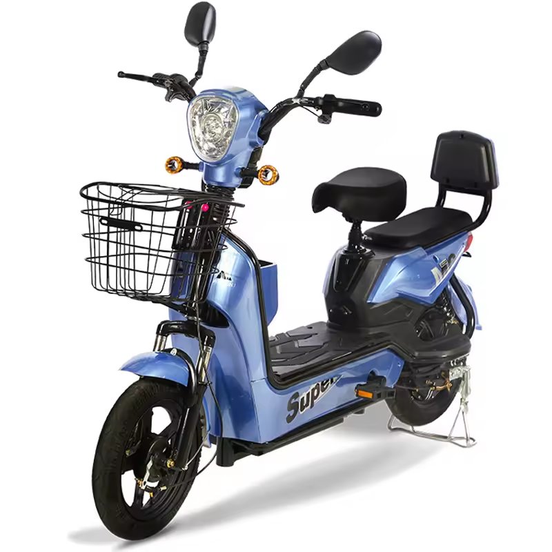 Lowest price Black White Adult Electric Utility Bike Lead-acid Battery Electric Bicycle