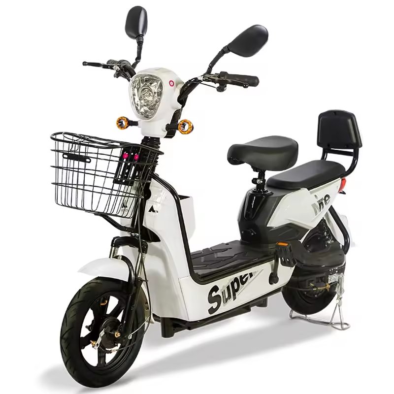 Lowest price Black White Adult Electric Utility Bike Lead-acid Battery Electric Bicycle