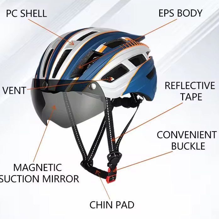 OEM Customize MTB Bike Helmets Bicycle Cycle Helmet Adult Man Woman Mountain Road Cycling Helmet