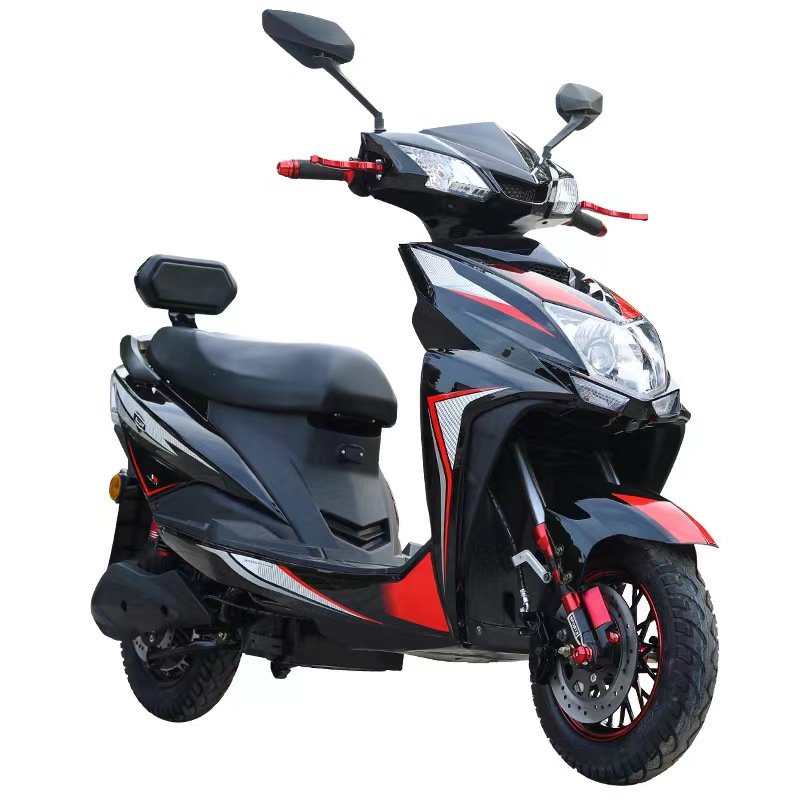 Wholesale High-Speed Electric Scooter 60V 20AH 1000w 1500w 2000w CKD Electric Motorcycle Pedals Disc Brake Cheaper Steel
