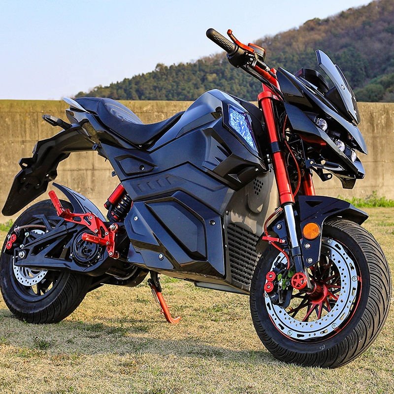 Powerful Electric Motorcycles Sportbike Lithium Battery High-Speed Ev-bike 80km/h 60V/72V 2000/3000W 2-Wheel E-Motorbike Scooter