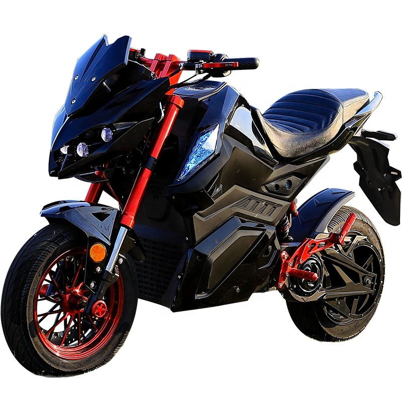 Powerful Electric Motorcycles Sportbike Lithium Battery High-Speed Ev-bike 80km/h 60V/72V 2000/3000W 2-Wheel E-Motorbike Scooter