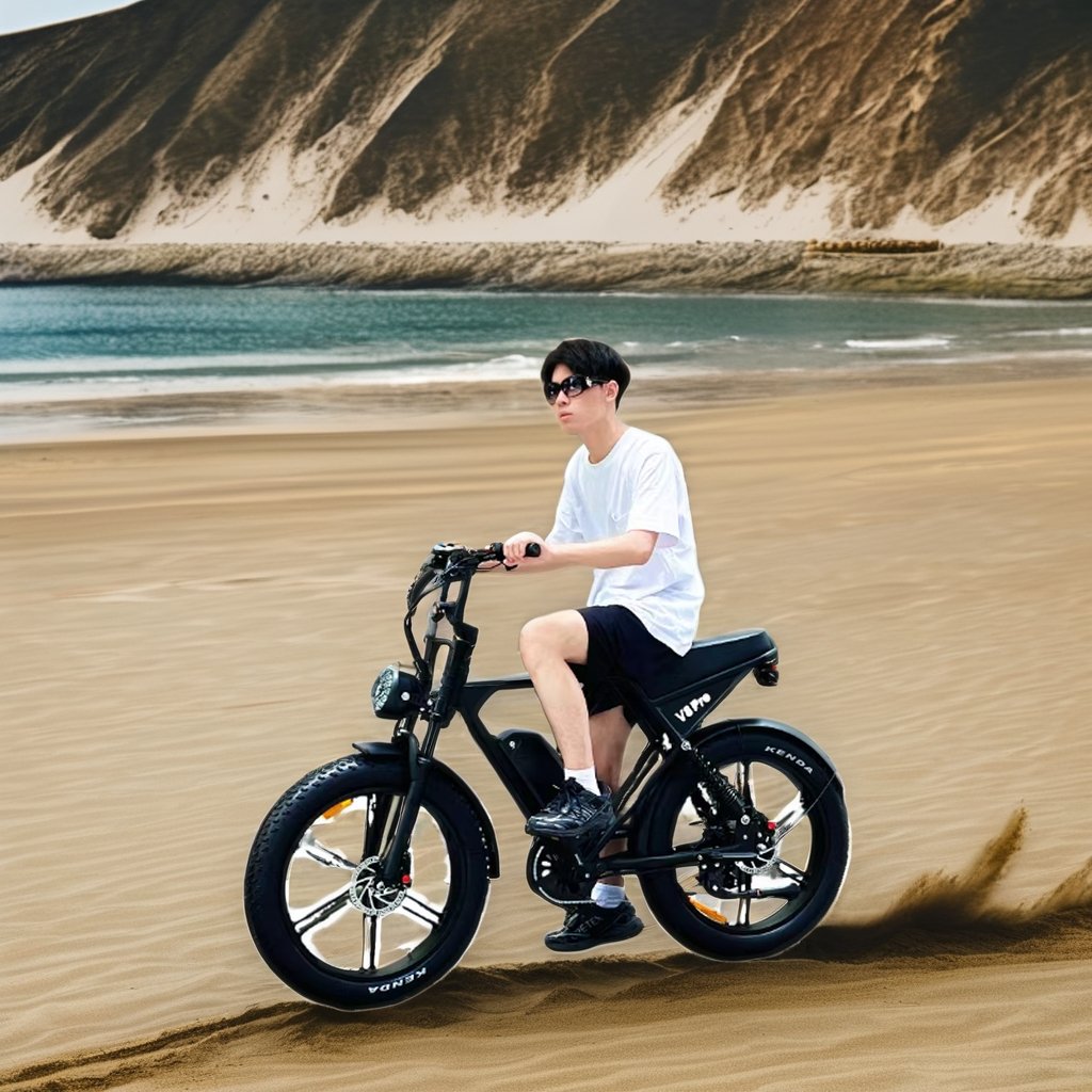Hot Selling V8 Pro Plus Electric Bike Electric City Bike 1000w 20/24Inch Fat Tire Motorcycles with Dual Batteries Electric Bike