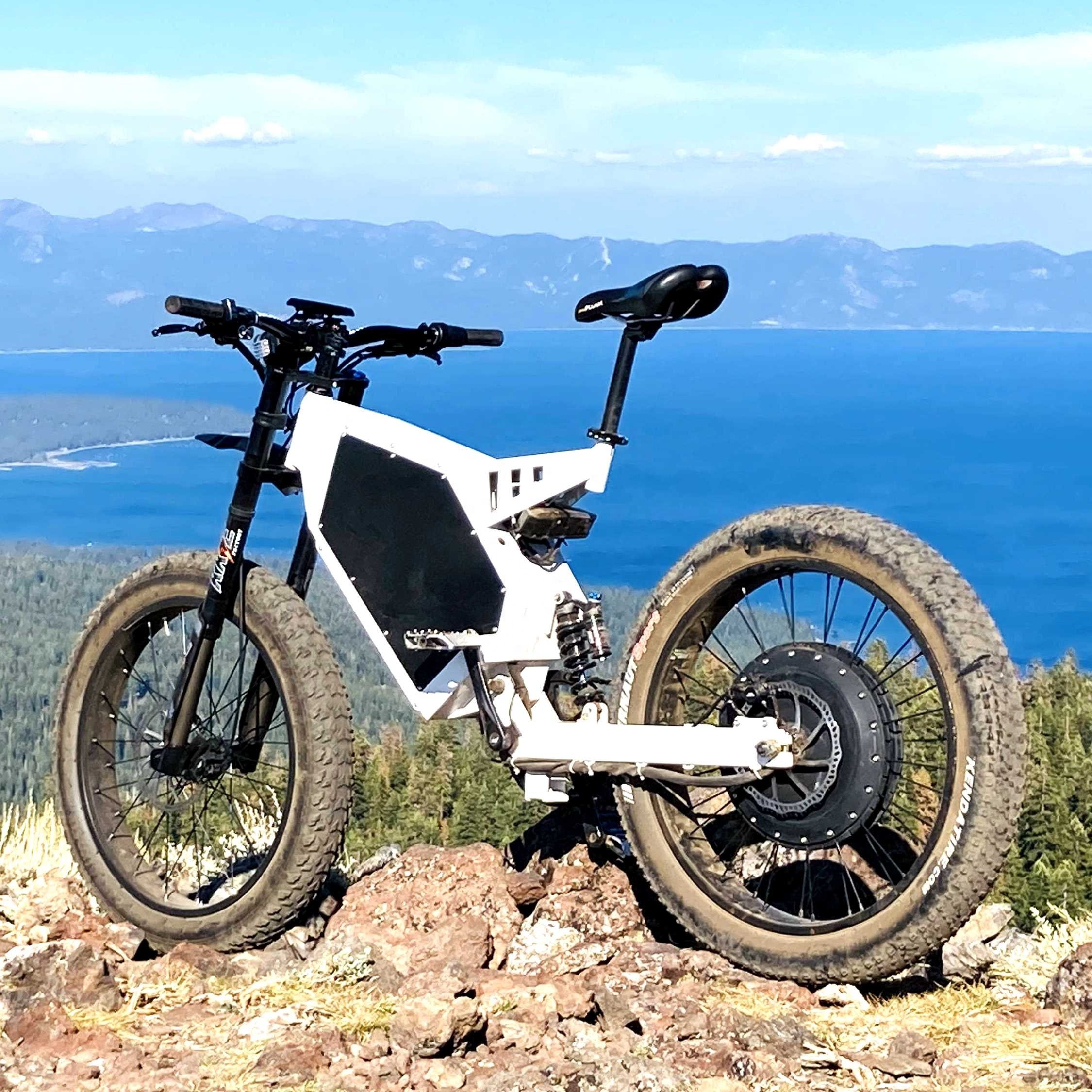 40 mph electric bike 72v 5000 ebike full suspension electric mountain bike electric bicycle for sale
