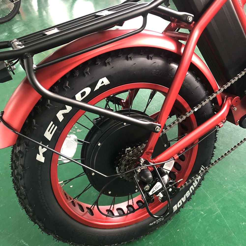1000W Electric Bi'cycle 20"x4.0 Fat Tire Ebike 48V velo electrique electric mountain bike folding icyclefat tire electricbicycle