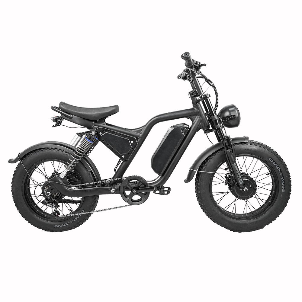 Aluminum Frame 20*4 Inch Electric Mountain Bike for Adults Shimano 7 Speed E-Bike 750W 1500W Motors 48V Lithium Battery Fat Tire