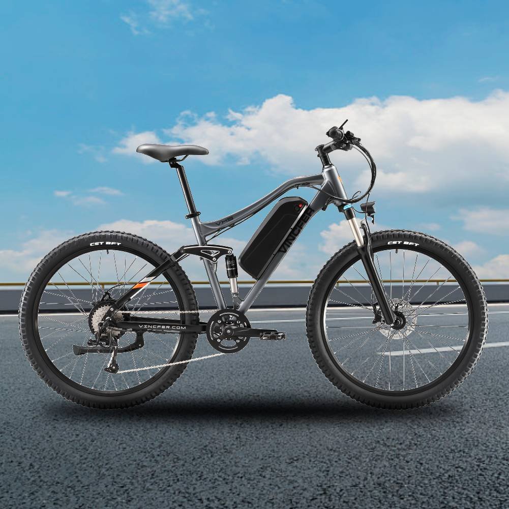 Electric Mountain Bike 27.5'' eBike Bicycle Bafang 750w Peak Motor 9 Speed Moped