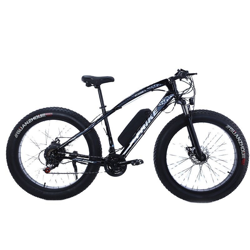 Women's Electric Mountain Bike with Thickened Wide Tire Lithium Battery Power for Outdoor Adventures