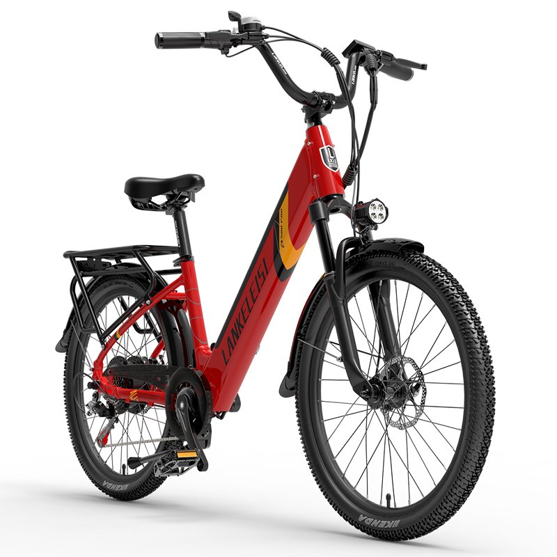 Hot Selling Lankeleisi ES500pro 24 inch Ladies Retro Urban Electric City Bike Women 500W Bicycle Electric 48V 14.5Ah E Bike