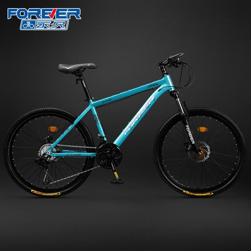 FOREVER Fashion Bike 24/26/27.5 Inch 21-30 Speed Bicycle Chain Mountain Bike Mountain Bike