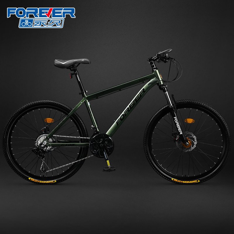 FOREVER Fashion Bike 24/26/27.5 Inch 21-30 Speed Bicycle Chain Mountain Bike Mountain Bike