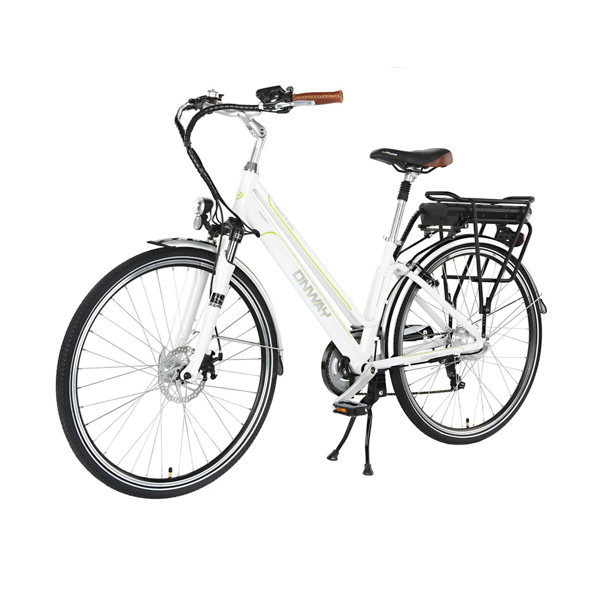 ONWAY 700C Cargo Carrier Electric City Bike 36V Rear Wheel 250W Motor Electric Bicycle Woman OEM