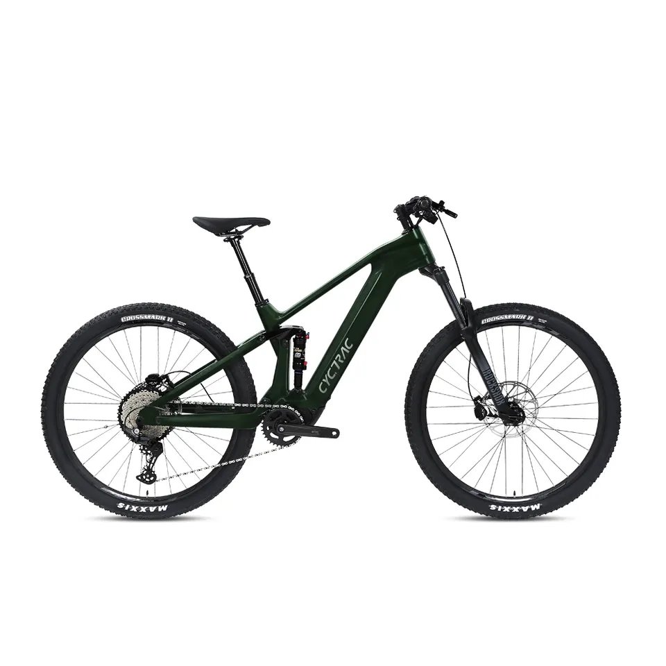 Twitter 540Wh electric bicycle MTB Bafang M820 ebike mid drive motor full suspension electric mountain bike
