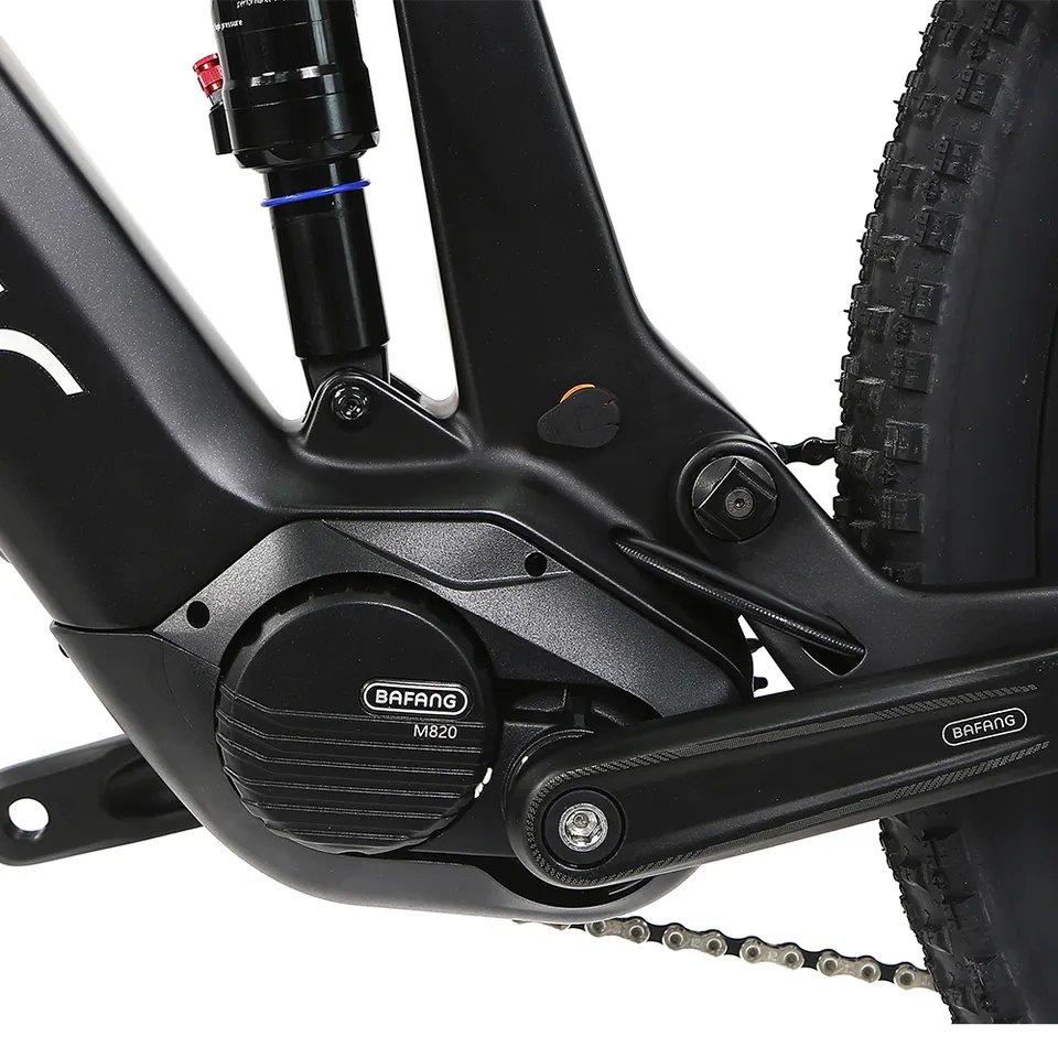 Twitter 540Wh electric bicycle MTB Bafang M820 ebike mid drive motor full suspension electric mountain bike