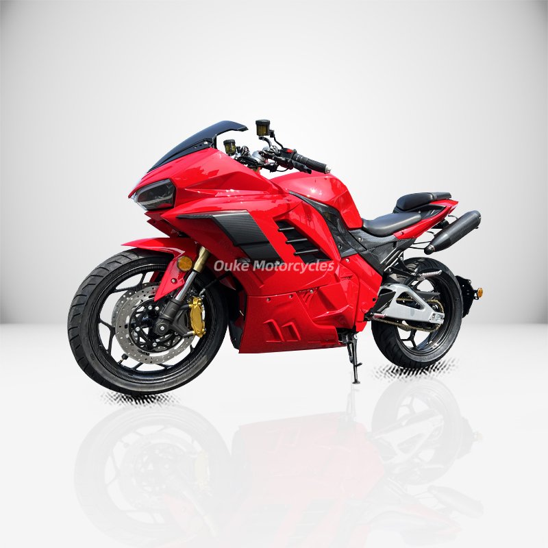 Fashion Super cool 12000w motorbike with lithium battery high speed Sport electric motorcycle with center chain motor