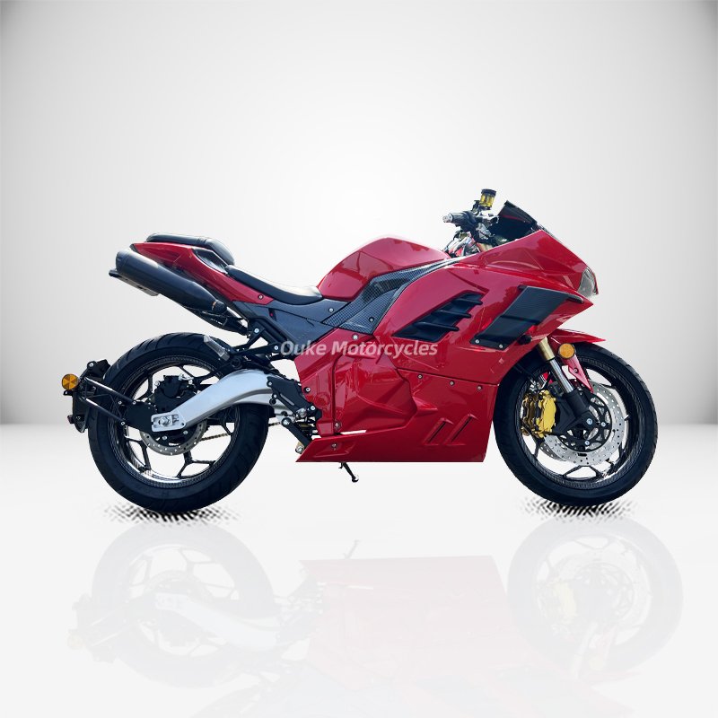 Fashion Super cool 12000w motorbike with lithium battery high speed Sport electric motorcycle with center chain motor