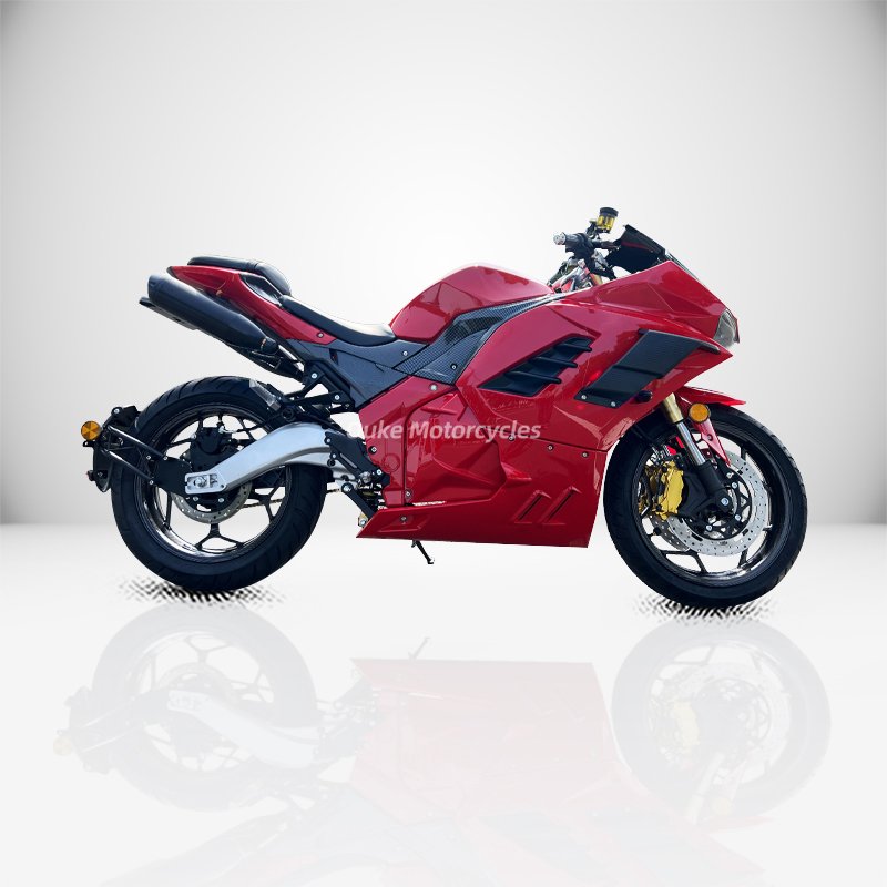 Fashion Super cool 12000w motorbike with lithium battery high speed Sport electric motorcycle with center chain motor