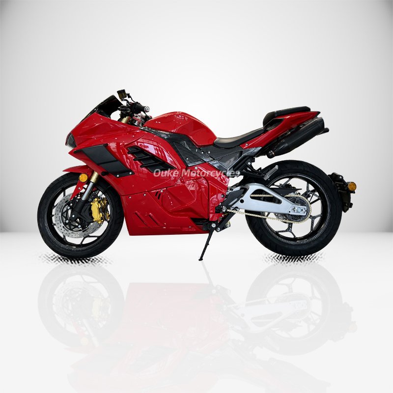 Fashion Super cool 12000w motorbike with lithium battery high speed Sport electric motorcycle with center chain motor