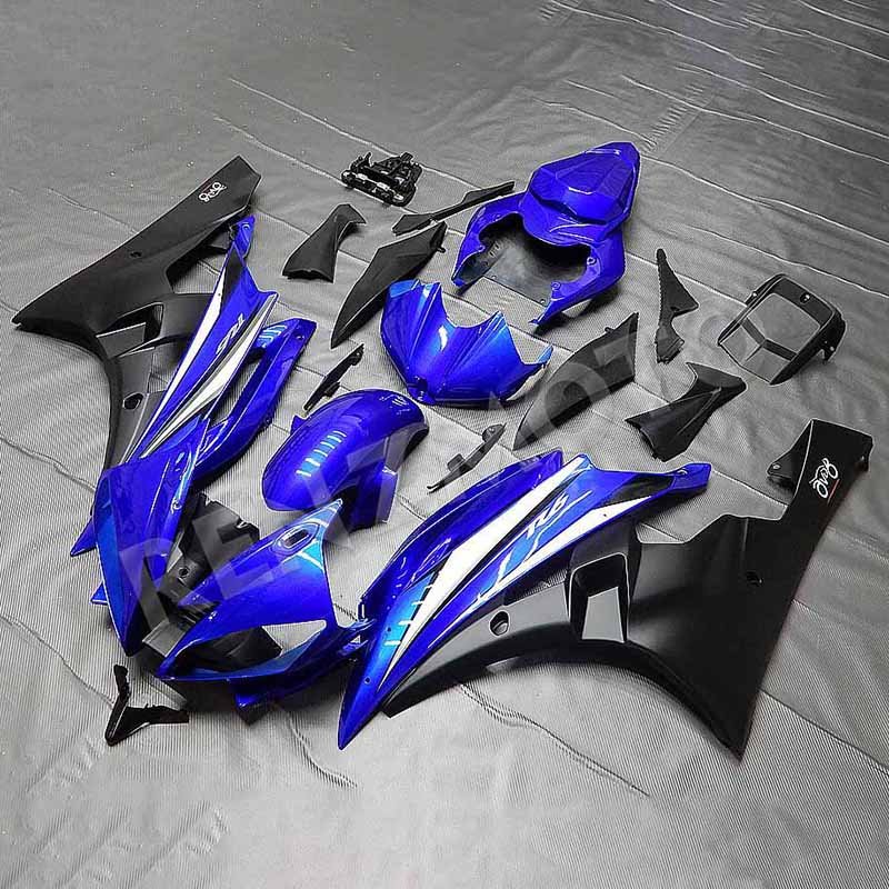 Full Motorcycle Fairings Fit For YZF R6 2006-2007 Abs Plastic Body Work black blue