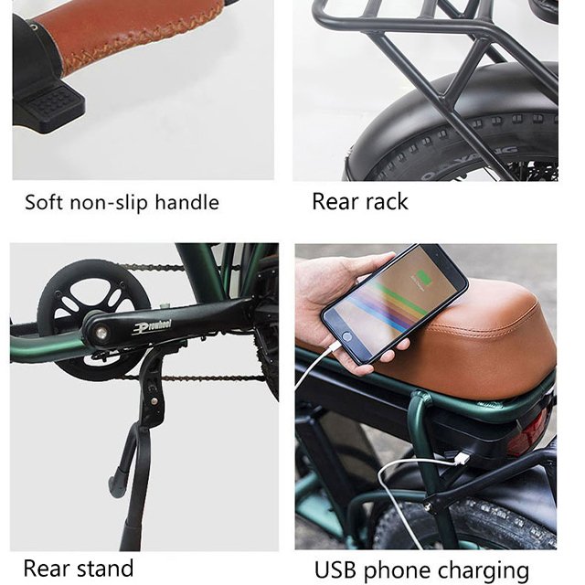 New Eu Uk Us Poland Warehouse GOGOBEST GF750 1000W 2000W Dual Motor Bicicleta Electrica Retro E Bicycle Ebike Electric City Bike