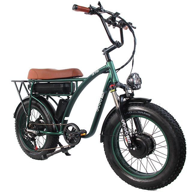 New Eu Uk Us Poland Warehouse GOGOBEST GF750 1000W 2000W Dual Motor Bicicleta Electrica Retro E Bicycle Ebike Electric City Bike