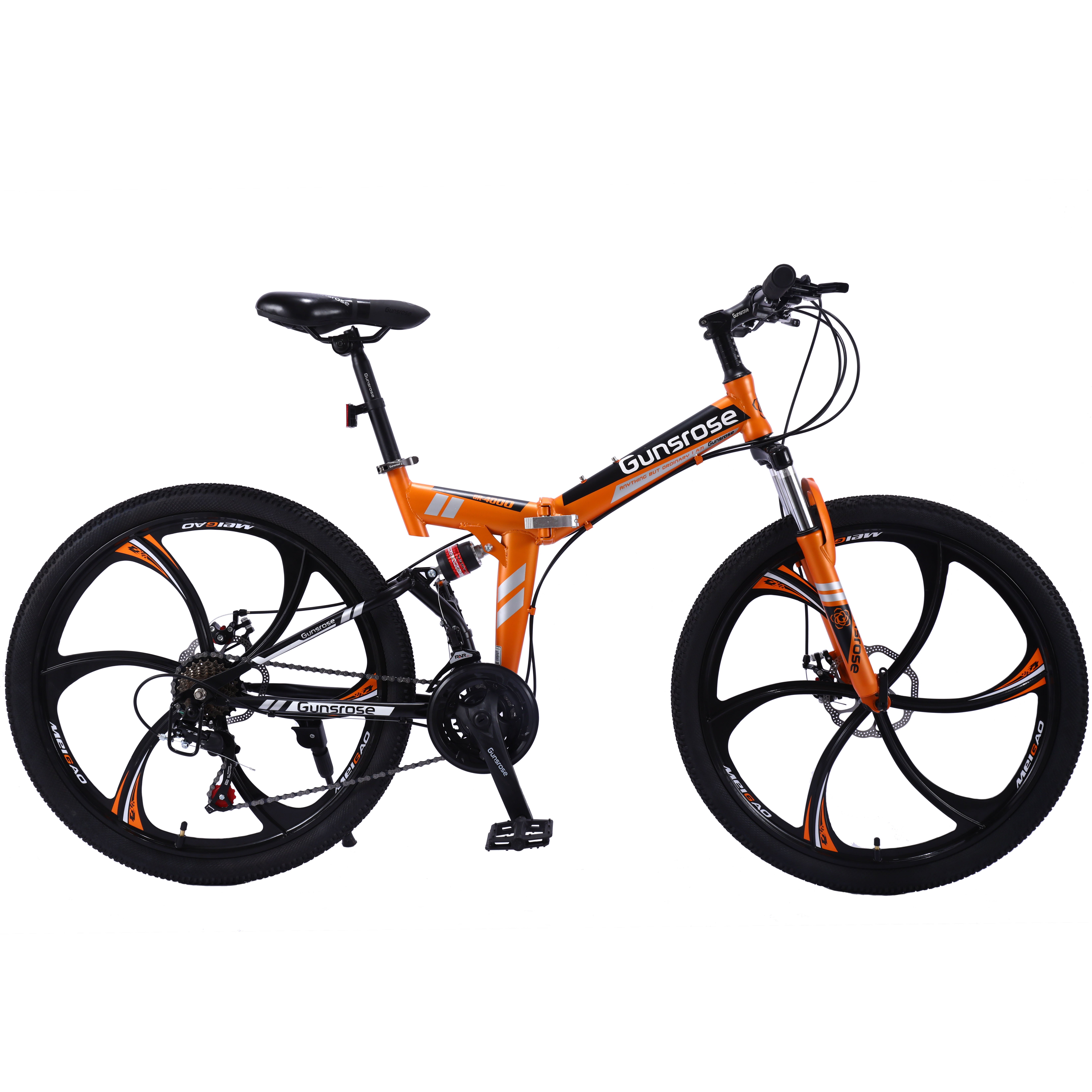 26 Inch 21 Speed Full Suspension Mountain Bicycle Portable Light Weight Six Knife Wheel Aluminum Shock Absorber Adults Cheap