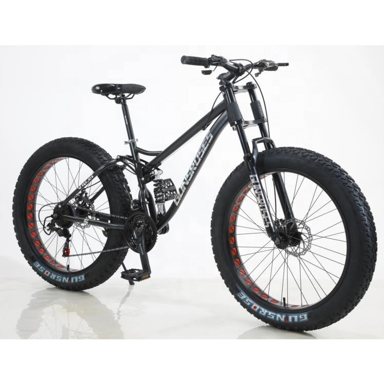 Wholesale Colorful Popular Fashion Carbon Steel Frame Gears Wheel Beach Cruiser Sand Snow Bike Label OEM Fat Tyre Bicycle