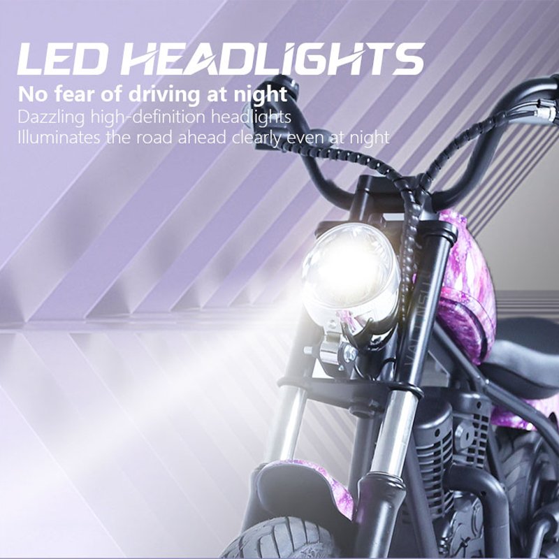 Factory Mini Electric Motorcycles 24V180W 6-7Km Range 3 speed Citycoco Chopper Scooter Motorcycle