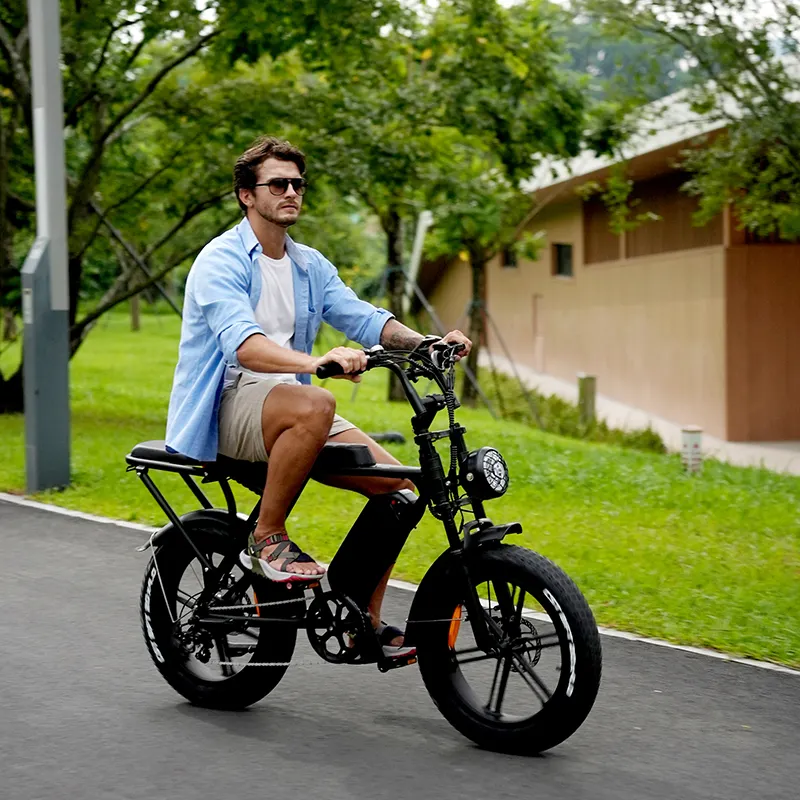 EU  H9 High Quality Electric Bicycle Fatbike Ebike 48V 1000W Fat Bike EU NL DE PL Warehouse Ready Stock