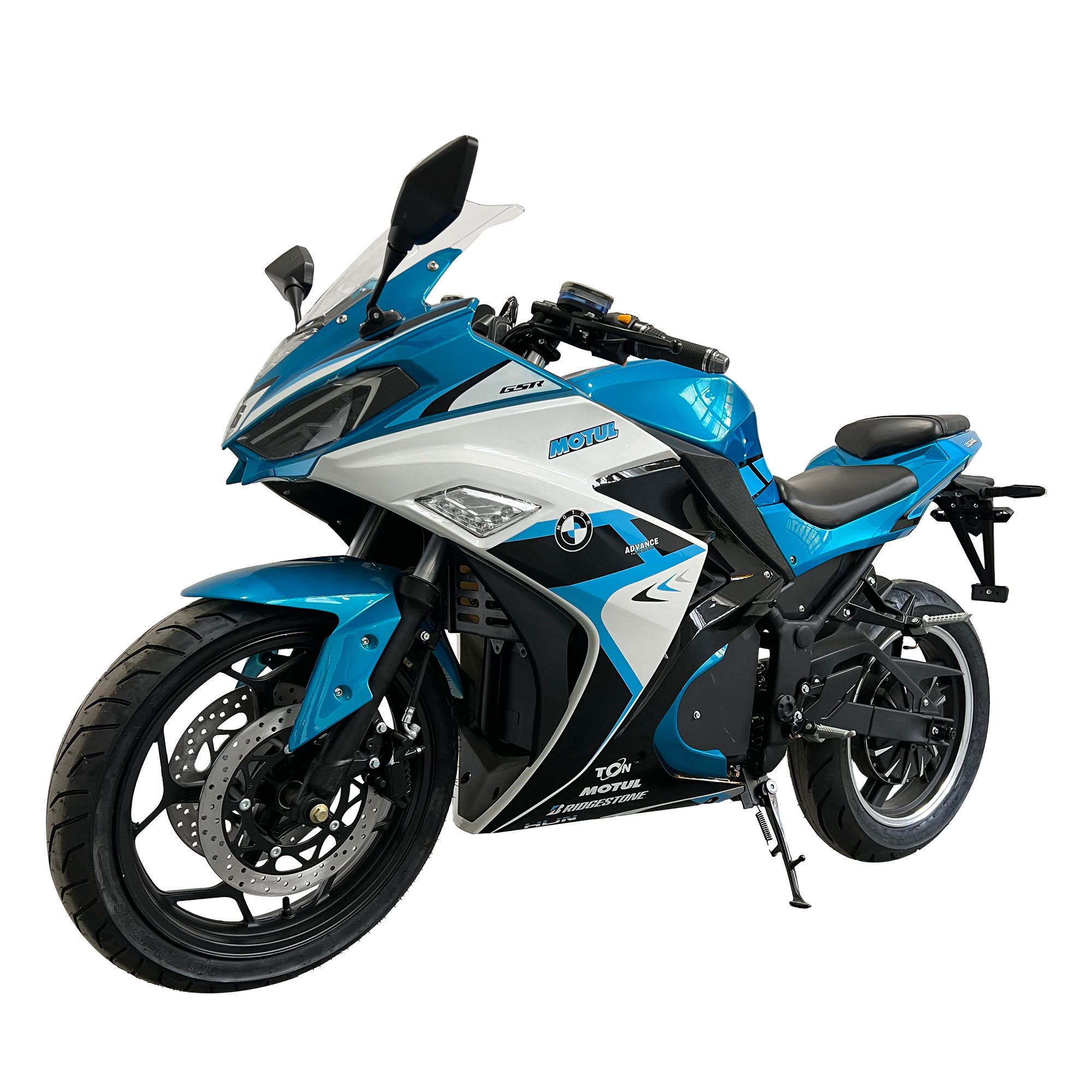 Electric Racing Motorcycle 2000W 3000W 72V Lithium Battery 17 inch Power Motor Off Road Motorbike