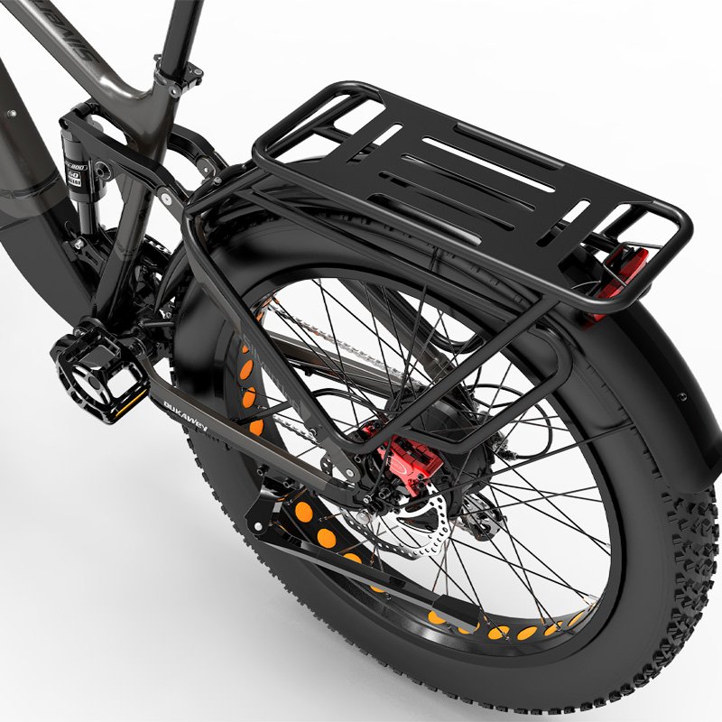 Dukawey silvertip8 52V electric bike 1000W 26 inches full suspension mountain e bike 20Ah lithium battery bicycle electric