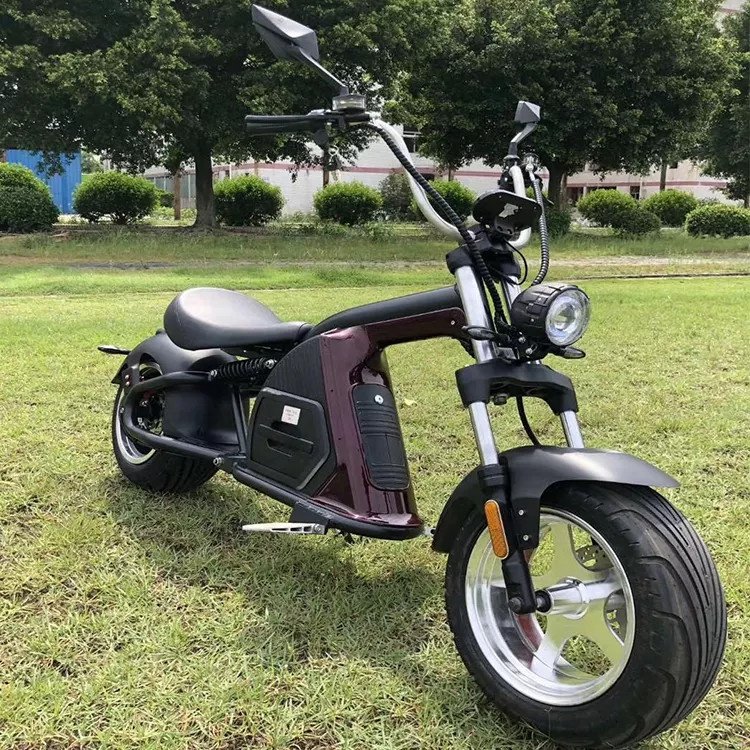 hot sale EEC Approved 1500/2000/3000w 12/20/30Ah Fat Tire Citycoco Electric Motorcycle Scooter for original direct sales